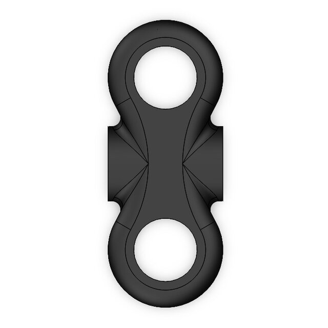 Double Eye Connector with Side Hole – image 2 of 4