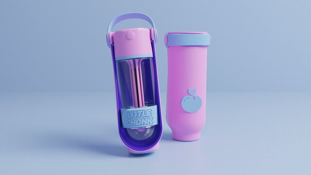 3D model of Industrial Design - Pet Water Bottle - Concept to Manufacture - 2024
