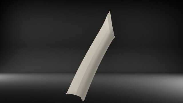 Interior A-Pillar Trim – Automotive Plastic Part Design