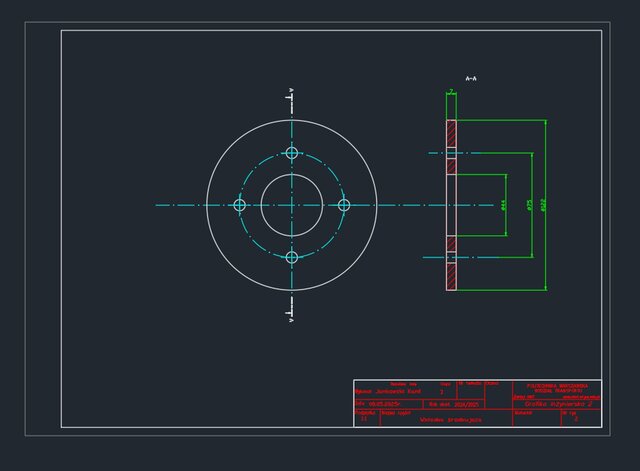 Clutch CAD drawing