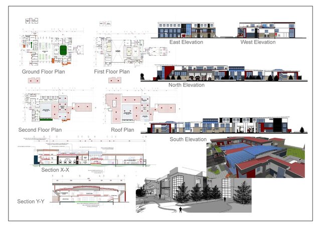 3D model of FIRE STATION ACADEMY | 3D RENDERING