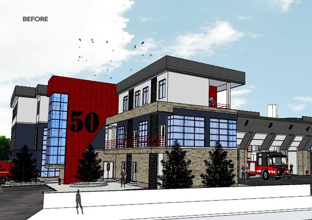 3D model of FIRE STATION ACADEMY | 3D RENDERING