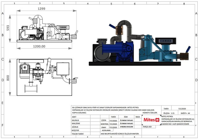 3D model of Fuel Station Equipment | Mechanical Design & Engineering
