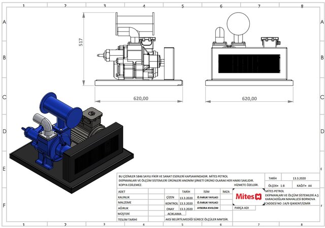 3D model of Fuel Station Equipment | Mechanical Design & Engineering