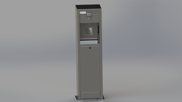 3D model of Fuel Station Equipment | Mechanical Design & Engineering