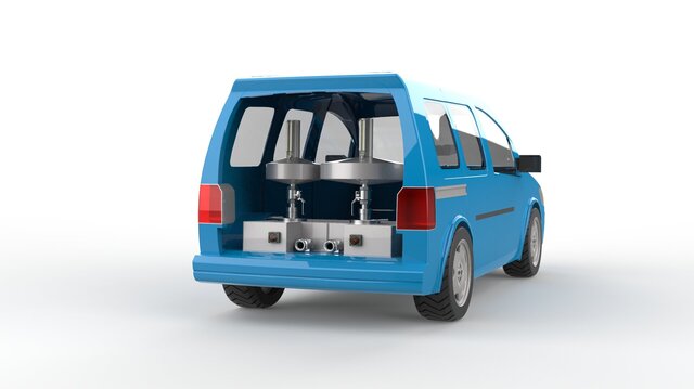 3D model of Fuel Station Equipment | Mechanical Design & Engineering