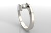 1ct diamond ring design by jewellerydealer