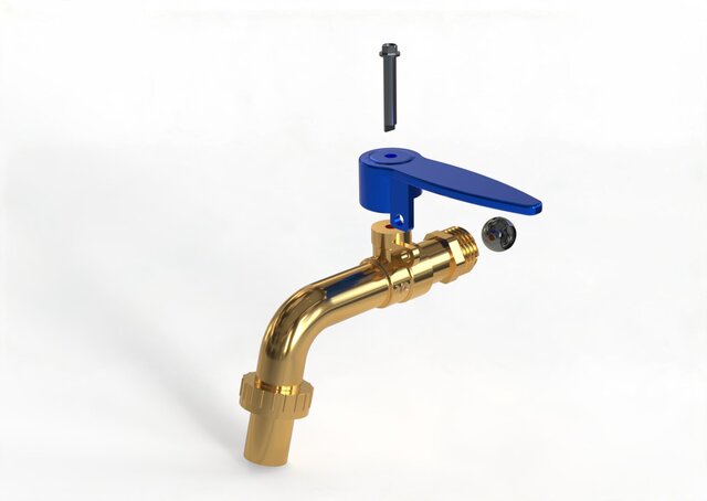 3D model of Ball valve