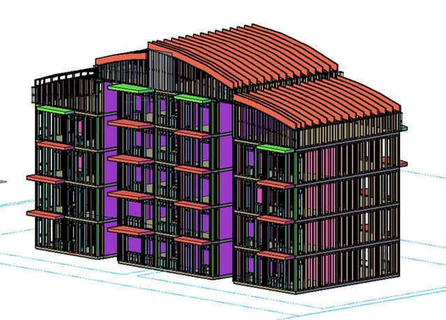 3D model of Residential Complex in Sweden (Arno Strand, Nyköping)