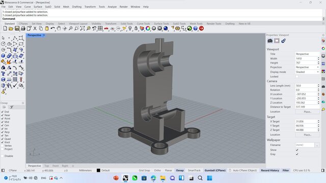 3D model of Industrial Mechanical Concept