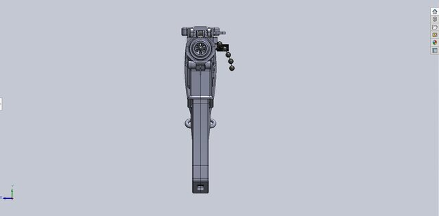 3D model of .22LR Belt-fed LMG based on AR-15