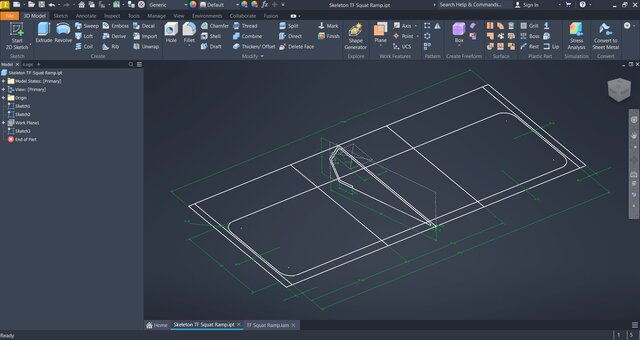 3D model of Squat Ramp