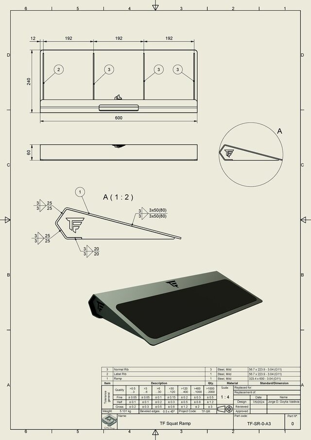 3D model of Squat Ramp