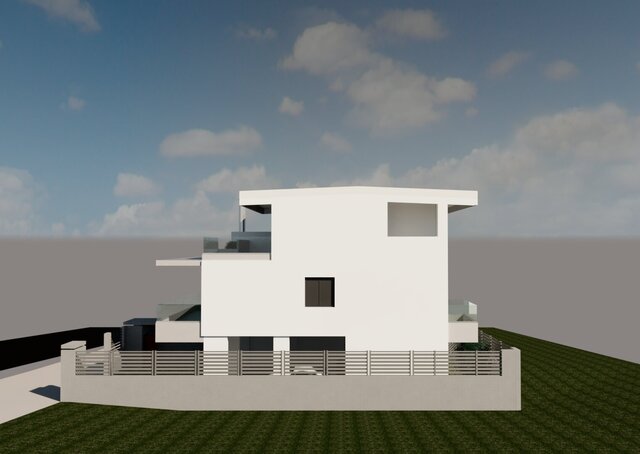 3D model of Modern 2-Story Residential Villa (Αthens)
