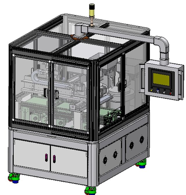 3D model of Filter Tuning Cover Screw and Nut Fastening Machine