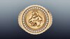 Signet Ring Sims Boxing Llama Inspired 14KY design by CarlosPino99