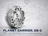 CNC Machined Planet Carrier – 7075-T6 Aluminum Technical Drawing design by parcaimalat