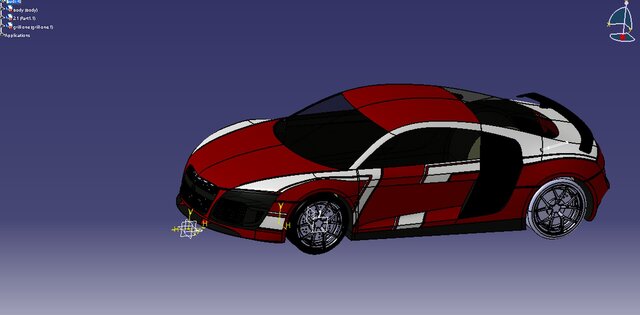 3D model of Audi R8