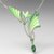 Necklace with enamel