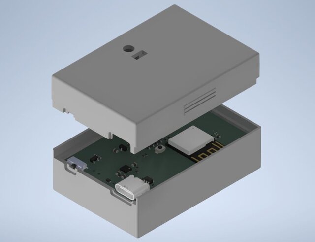 3D printed enclosure for PCB