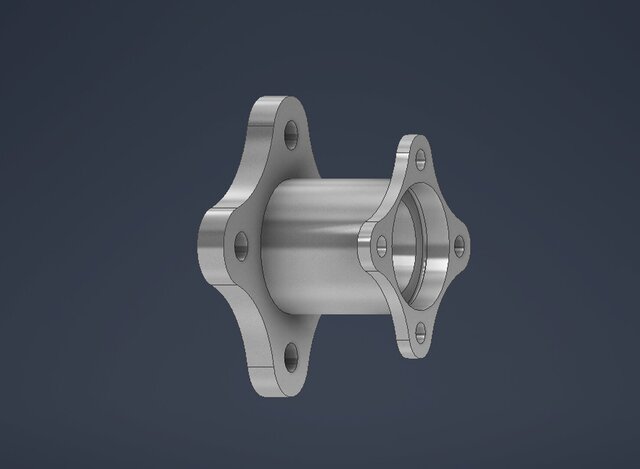 3D model of Formula Student Front Wheel Hub Assembly Design & FEA Validation