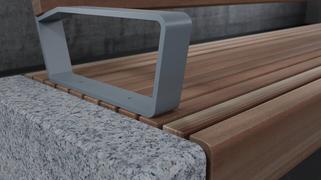 3D model of Street Furniture Renderings