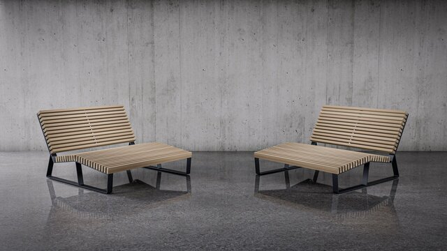 3D model of Street Furniture Renderings
