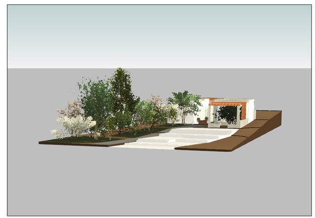 Modern Community Pavilion & Plaza