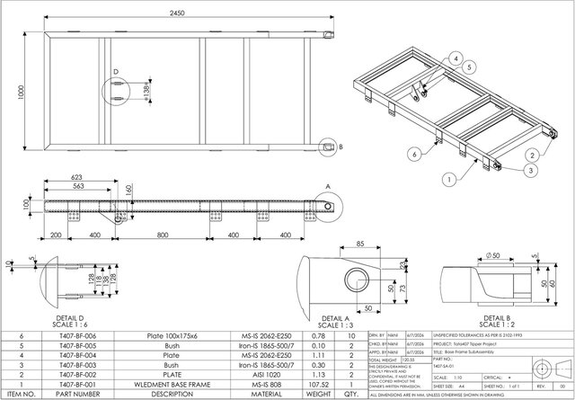 3D model of Tata 407 Tipper Body