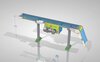Inclined Belt Conveyor with Motorized Drive Pulley design by manuelc8