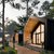 Glamping in forest