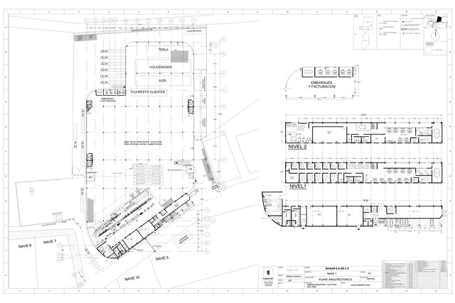 Industrial Architectural Plan – Production Documentation