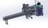 Horizontal Packaging Machine (Flow Wrapper) design by Haryono