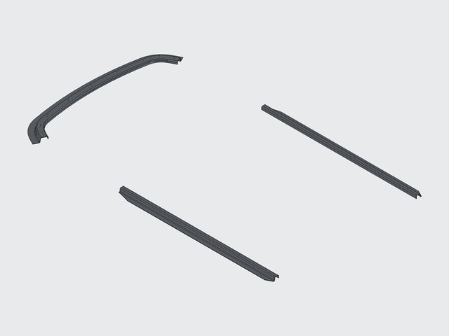 GRP Body Kit - Front Lip and Side Skirts, Mould-Ready Design – image 2 of 6