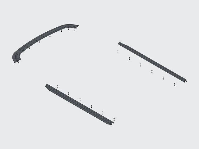 GRP Body Kit - Front Lip and Side Skirts, Mould-Ready Design – image 5 of 6