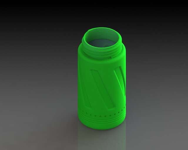 Plastic Jar with Grip