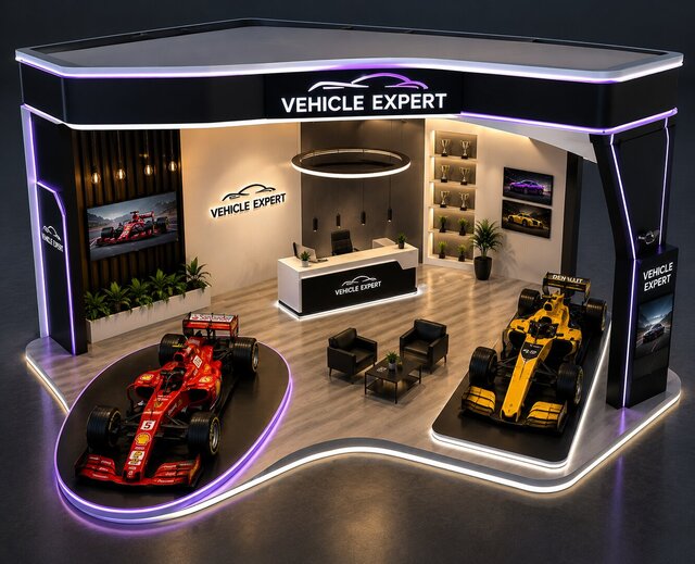 Car Exhibition & Event Design | 3D Visualization – image 2 of 9