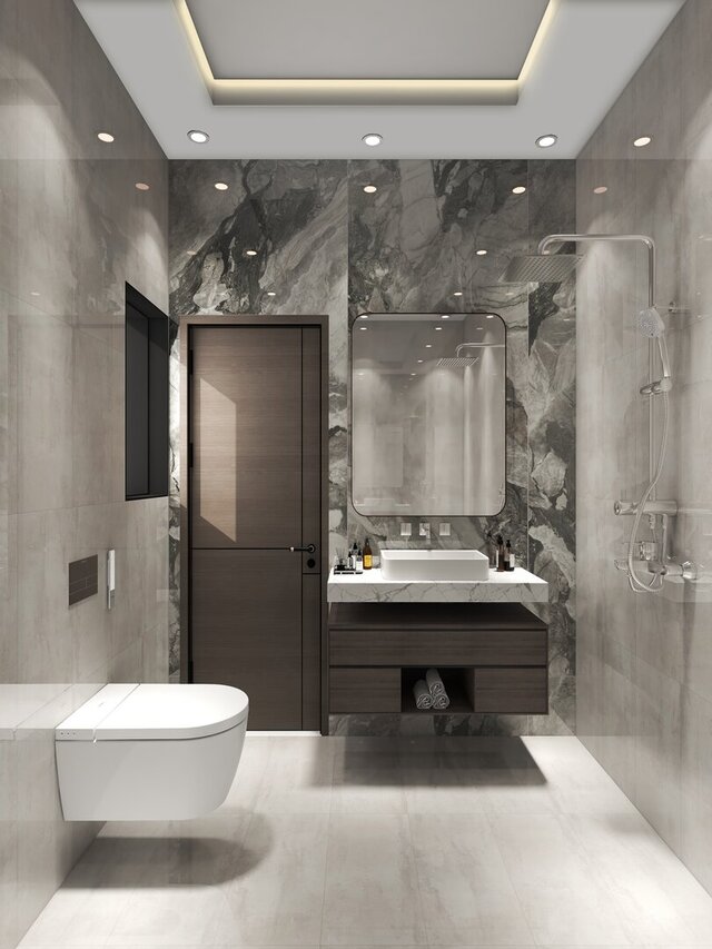 3D model of Bathroom Inteiror Design