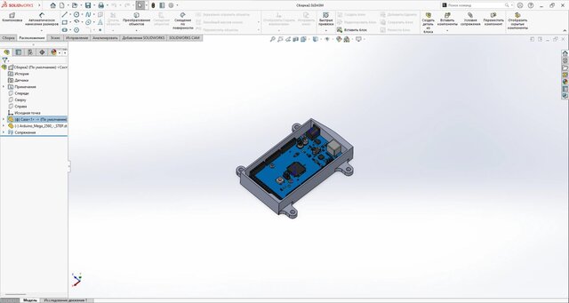 3D model of Electronics Enclosure | Solidworks | Mechanical Design
