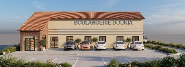 3D model of façade contemporaine