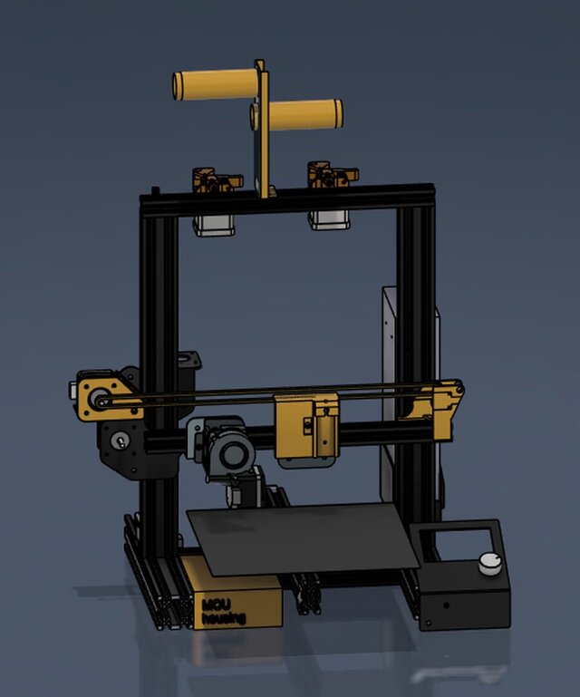 Desktop FDM Printer — IDEX Dual Extrusion Conversion