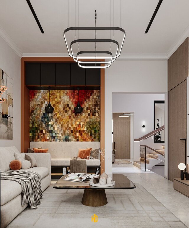 3D model of Family Living room