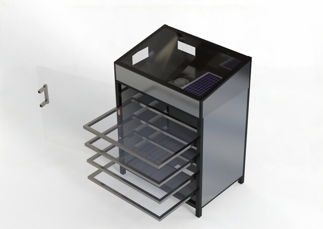 3D model of Solar dehydrator