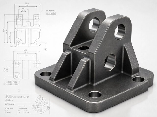 3D model of aluminum_heat_sink-1-