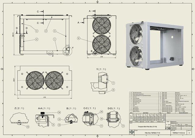3D model of Mini Filter Box