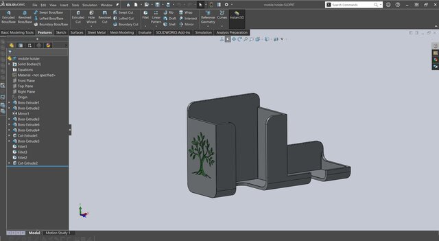 Wall-Mounted Mobile Phone & Earbuds Holder – image 2 of 6