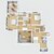 Modern Two-Story Residential House 3D Architectural Floor Plan and Layout Visualization