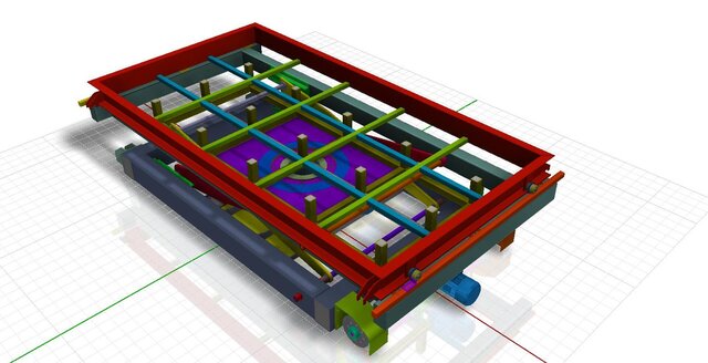 3D model of Rotary Accumulation Table Design