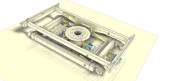 3D model of Rotary Accumulation Table Design