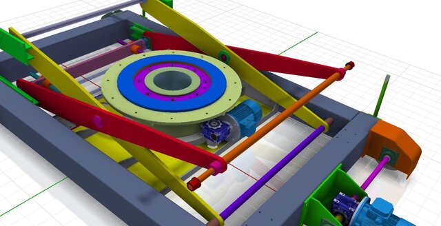 3D model of Rotary Accumulation Table Design